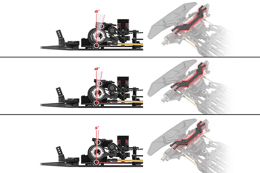 CORALLY SSX823 CAR KIT CHASSIS KIT ONLY, NO ELEC /BODY/TIRES C-00133 - Image 10