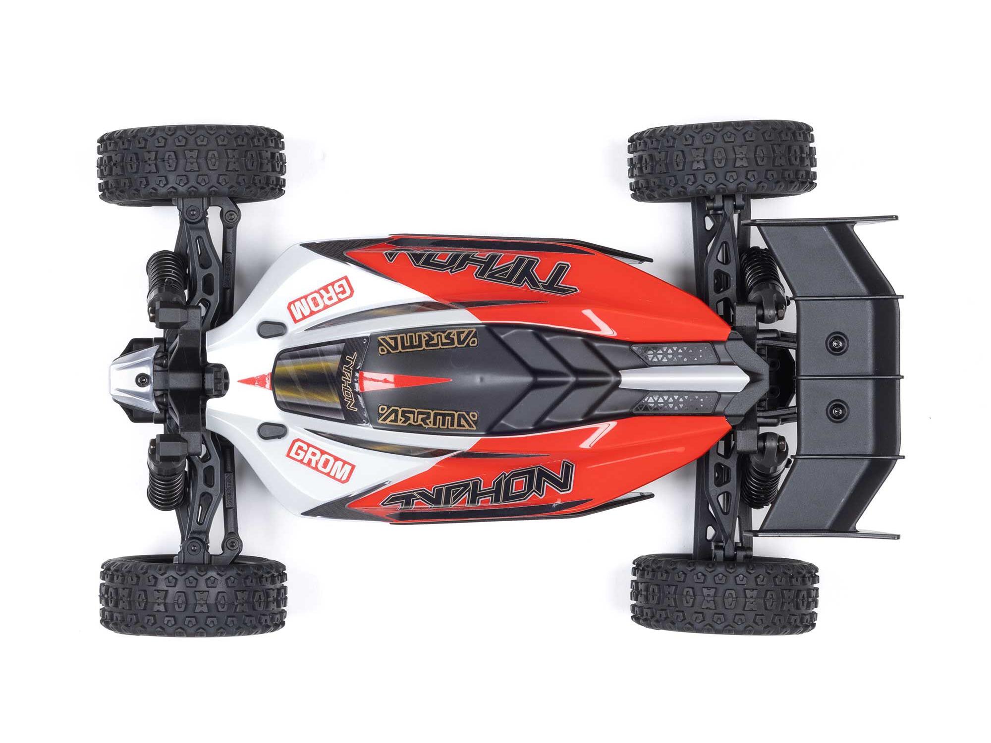 Arrma Typhon GROM Red/White 1/18 4wd smart RTR