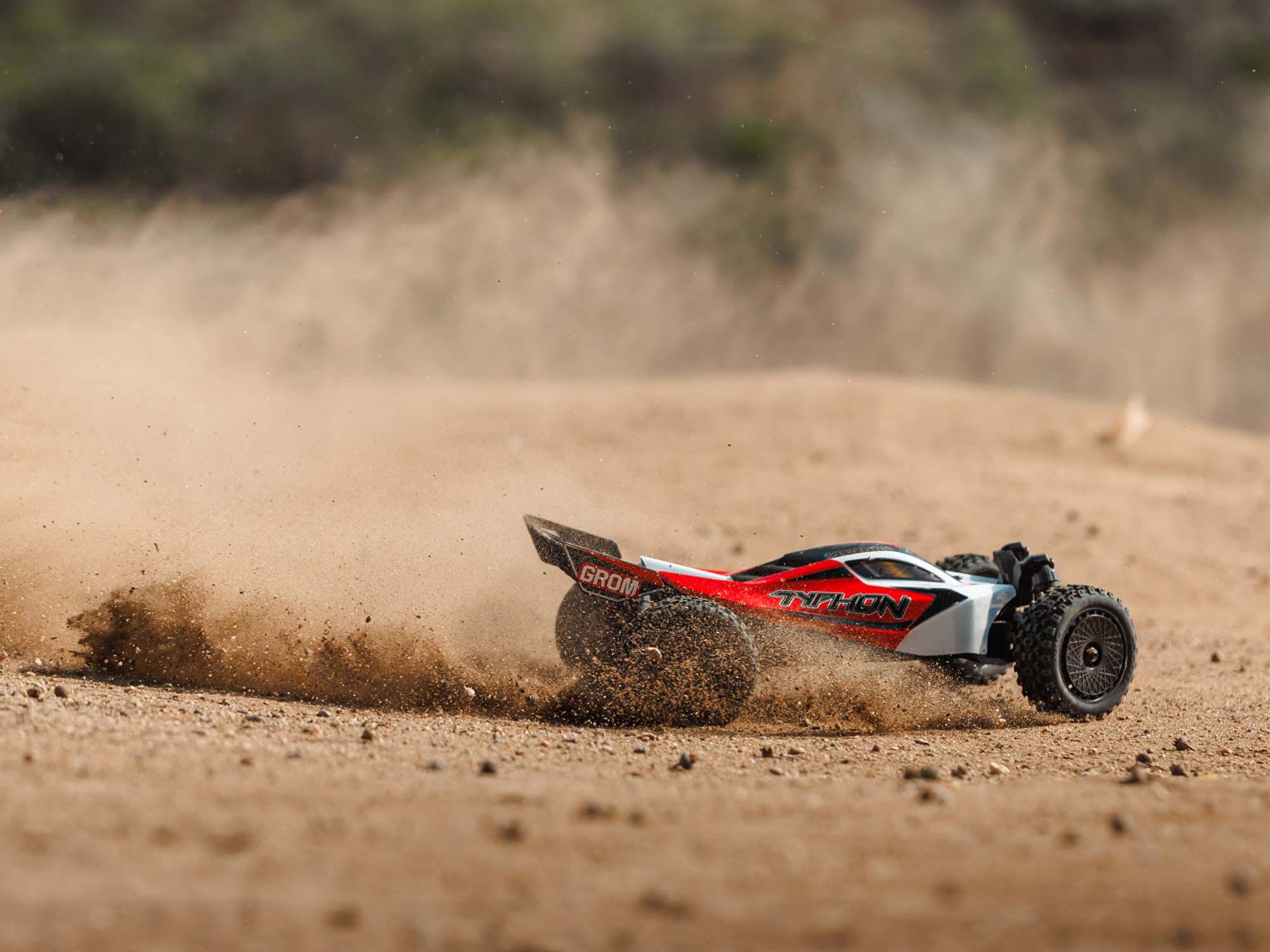 Arrma Typhon GROM Red/White 1/18 4wd smart RTR