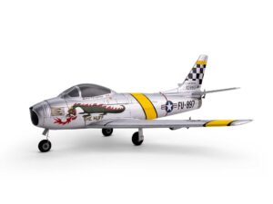 E-Flite UMX F-86 Sabre 30mm EDF Jet BNF Basic with AS3X and SAFE