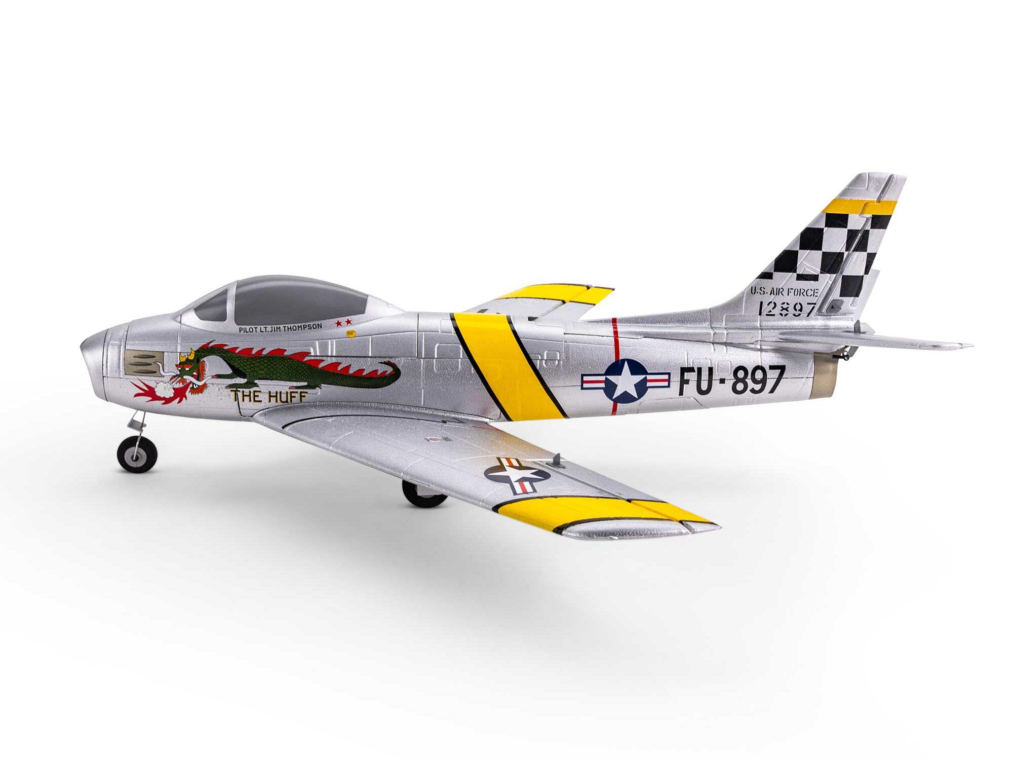 E-Flite UMX F-86 Sabre 30mm EDF Jet BNF Basic with AS3X and SAFE