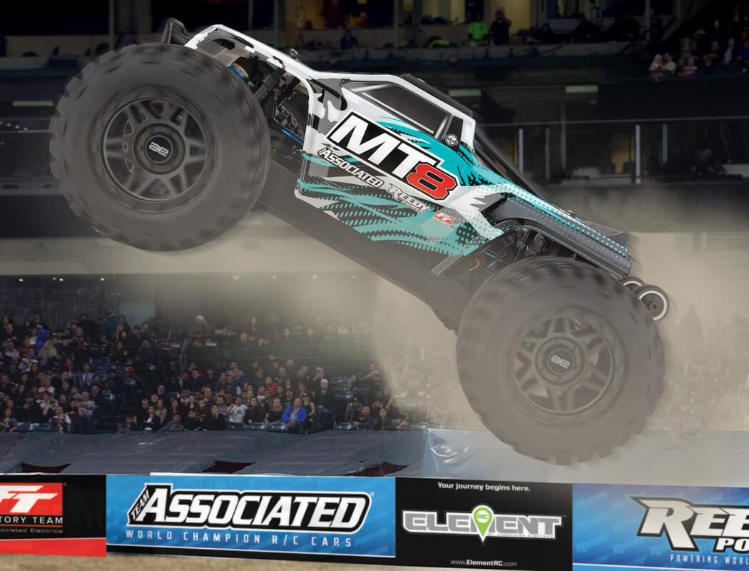 Team Associated Rival TEAL MT8 4-6S Rated ARTR