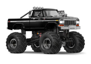 Traxxas TRX-4MT Black Monster Truck Ford F-150 Truck Body 1/18