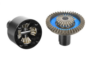 CORALLY XTREME DIFF CASE 30MM ALUMINIUM 7075 HARD ANODISED BLACK FRONT/REAR