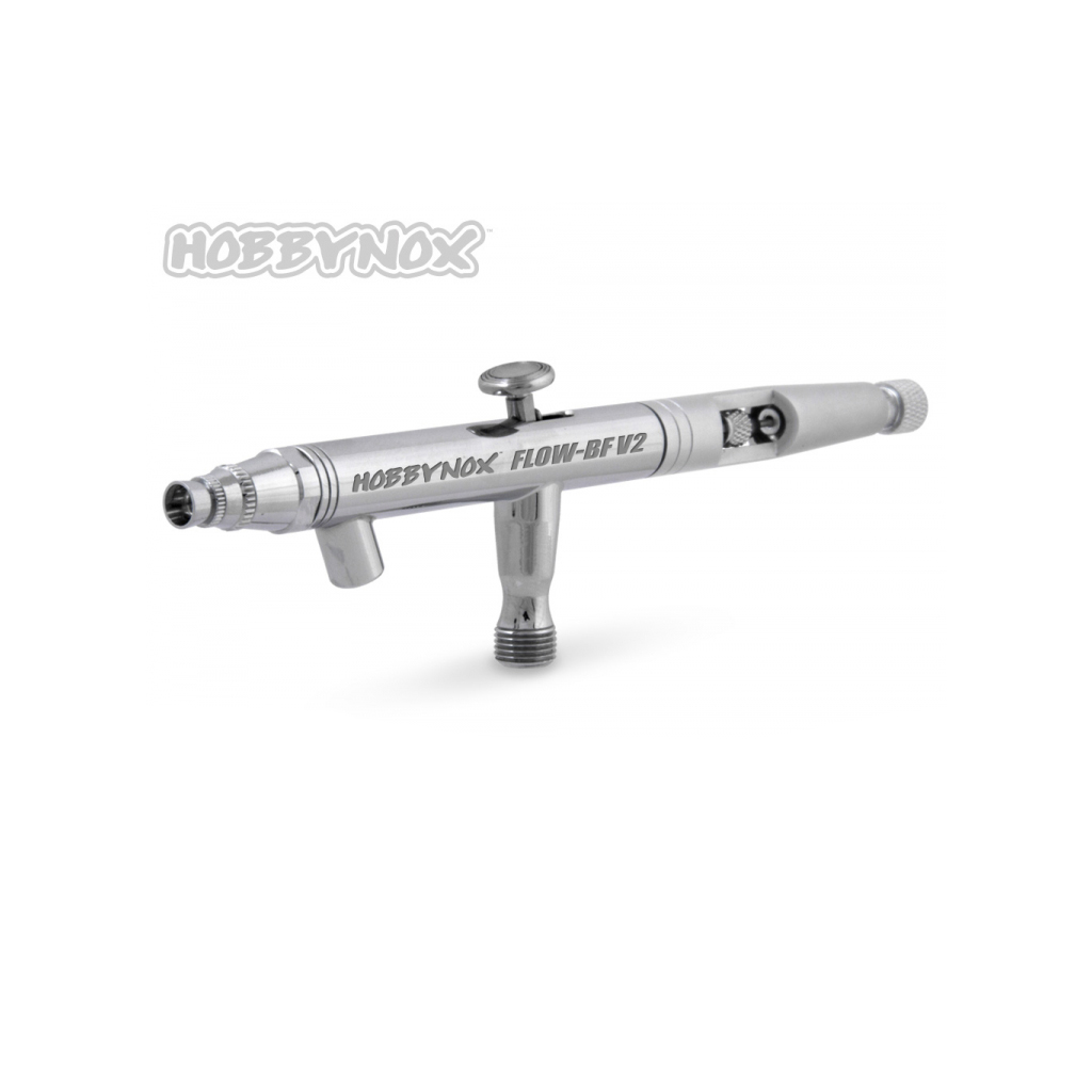 HobbyNox FLOW-BF V2 AIRBRUSH BOTTOM FEED 0.5MM 1.8M HOSE