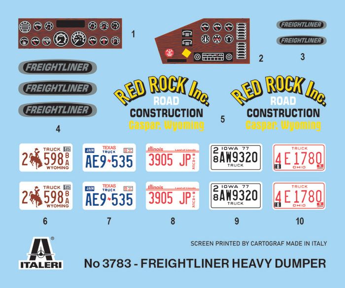 Italeri Freightliner Heavy Dumper Truck 1/24 3783