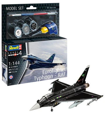 REVELL MODEL SET EUROFIGHTER TYPHOON 1:144 63796