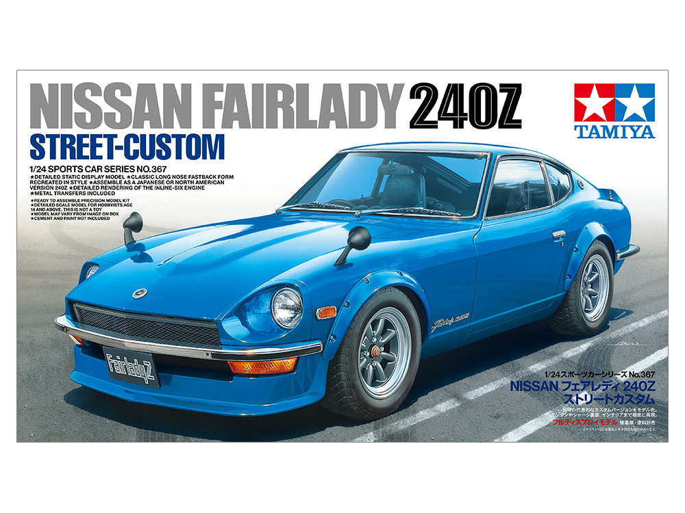 TAMIYA NISSAN FAIRLADY 240Z STREET-CUSTOM 1/24 24367