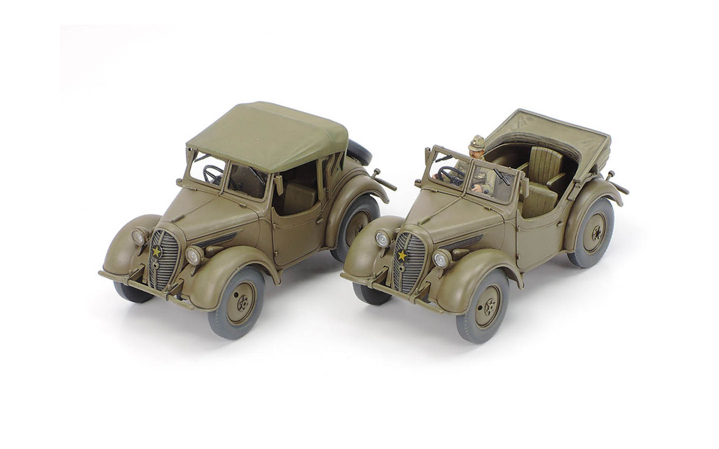 TAMIYA MITSUBISHI KI-46 III TYPE 100 & 4X4 LIGHT VEHICLE KUROGANE 1:48 25217