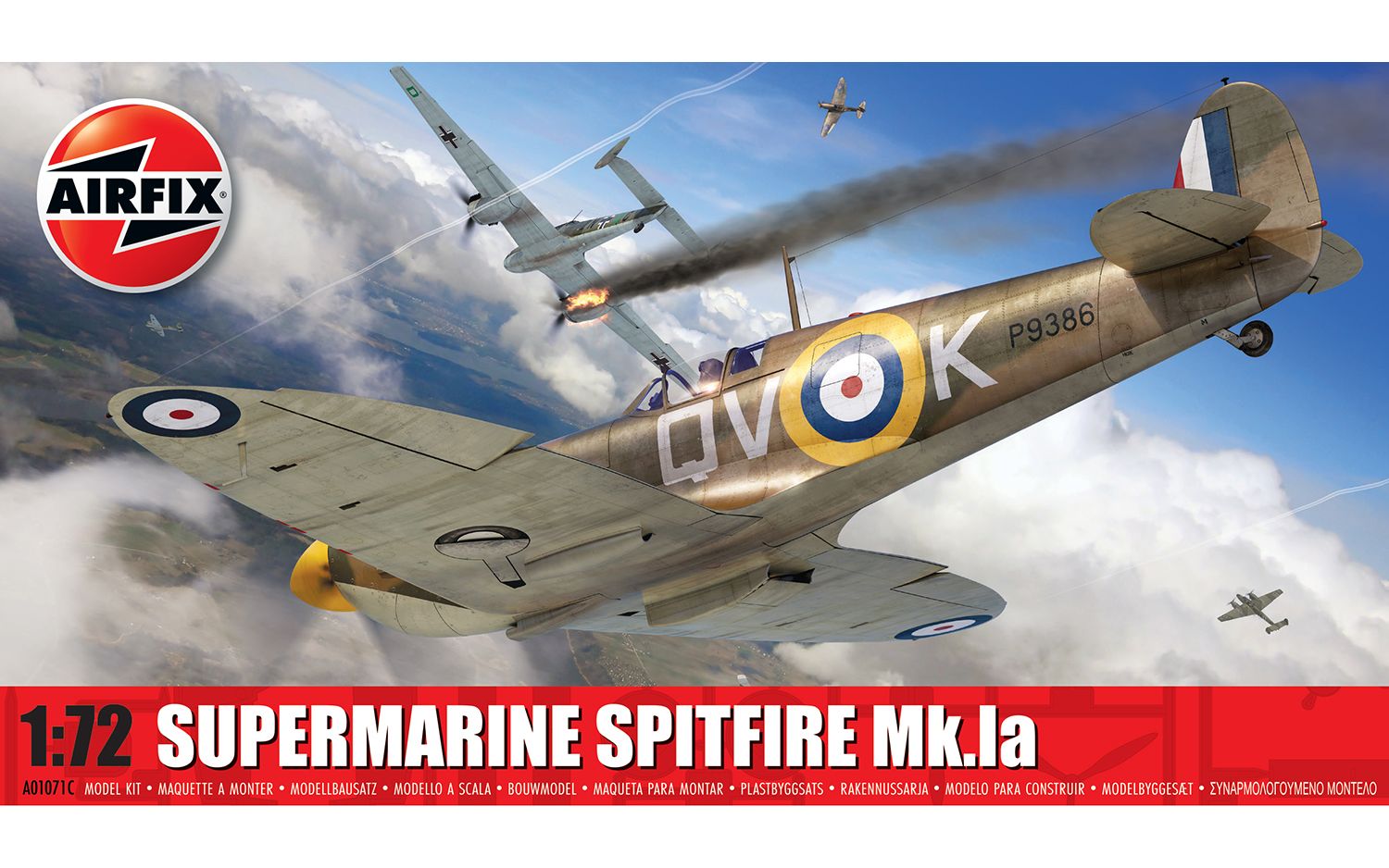 Airfix Supermarine Spitfire Mk.Ia 1:72 A01071C