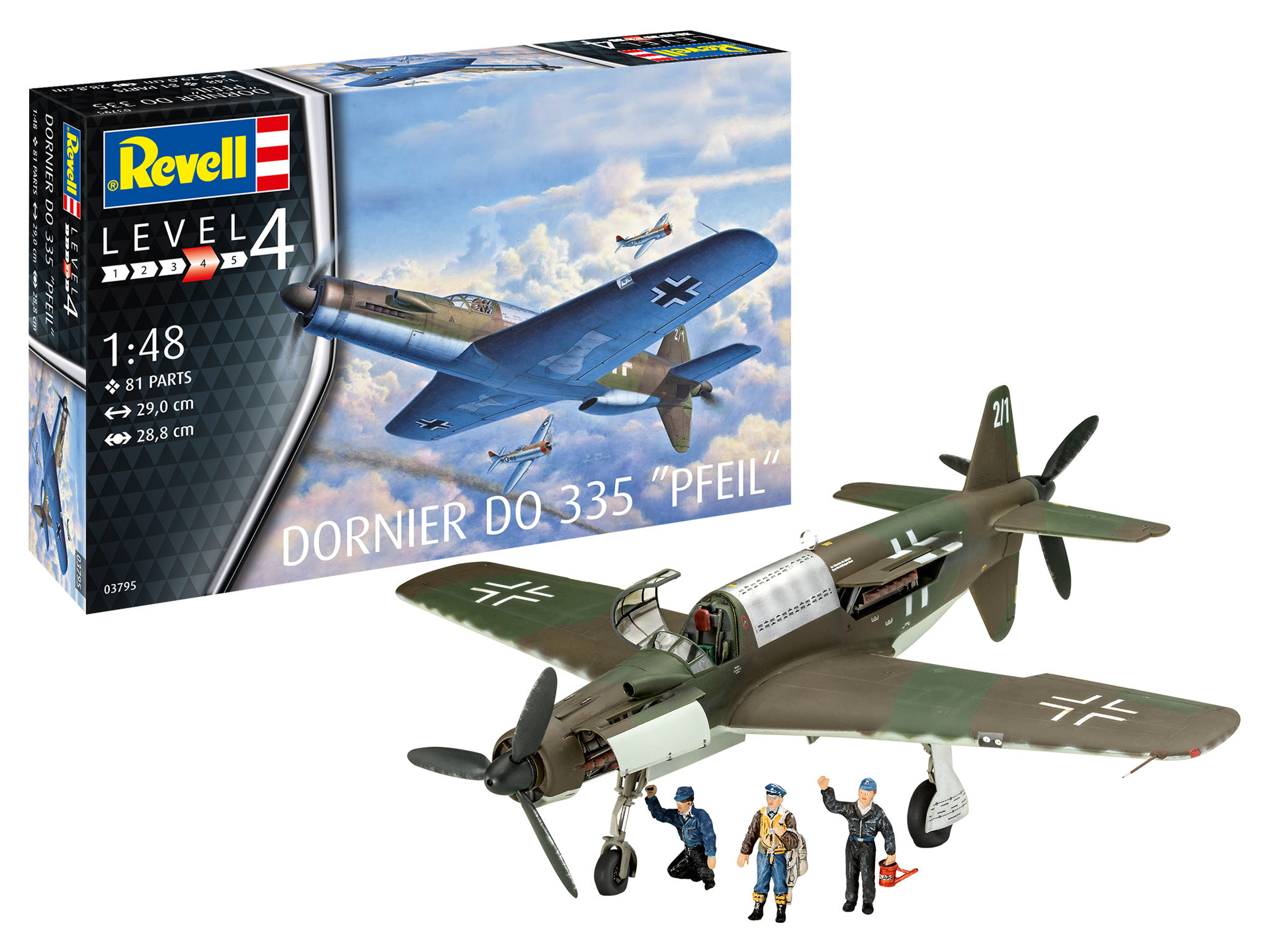 Revell Dornier Do 335 "Pfeil" 1/48 03795