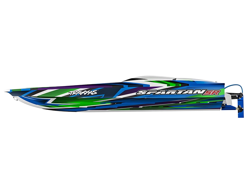 Traxxas Spartan SR VXL 1:10 36in Electric Brushless Race Boat - Green - Image 2