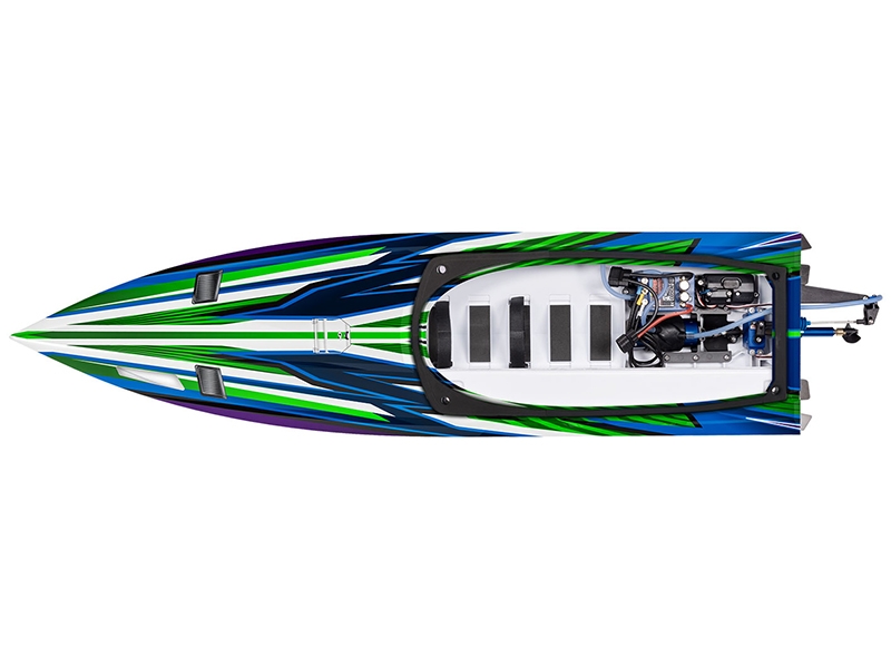 Traxxas Spartan SR VXL 1:10 36in Electric Brushless Race Boat - Green - Image 4
