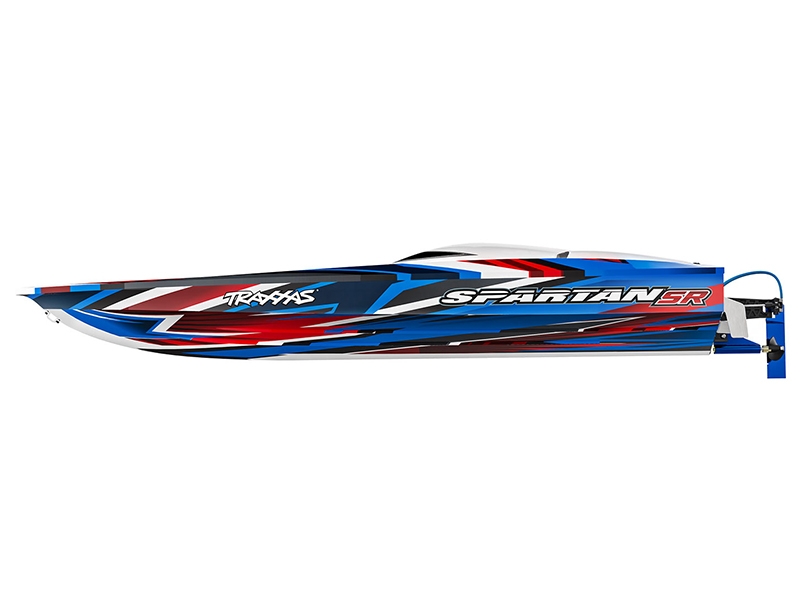 Traxxas Spartan SR VXL 1:10 36in Electric Brushless Race Boat - Red - Image 2