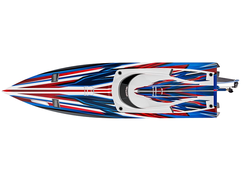 Traxxas Spartan SR VXL 1:10 36in Electric Brushless Race Boat - Red - Image 3