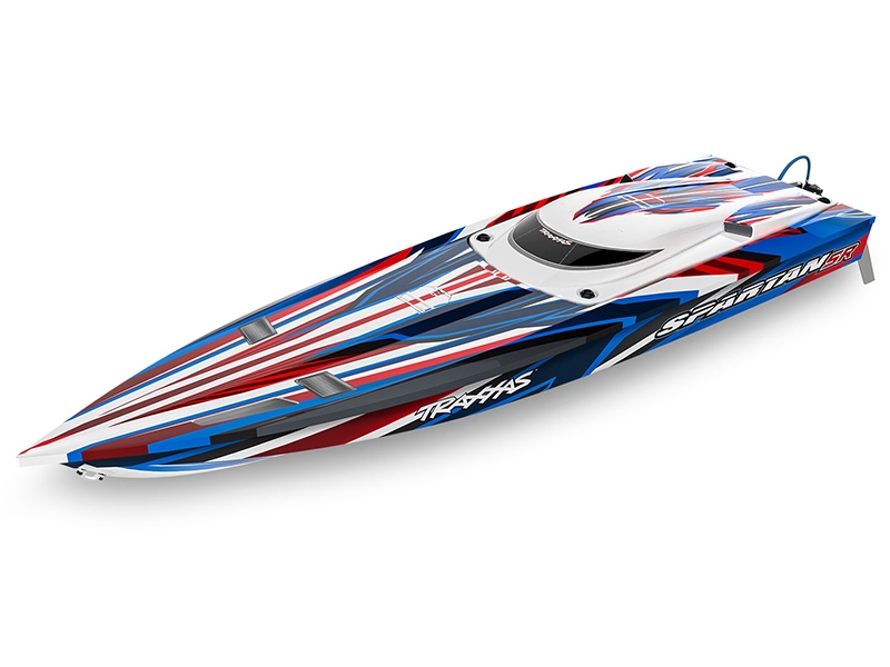 Traxxas Spartan SR VXL 1:10 36in Electric Brushless Race Boat - Red