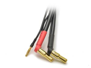 Monkey King RC Charge Lead XH2S Balance Port to 4mm and 5mm - Black (1)