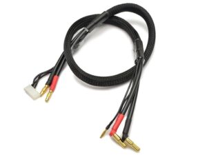 Monkey King RC Charge Lead XH2S Balance Port to 4mm and 5mm - Black (1)