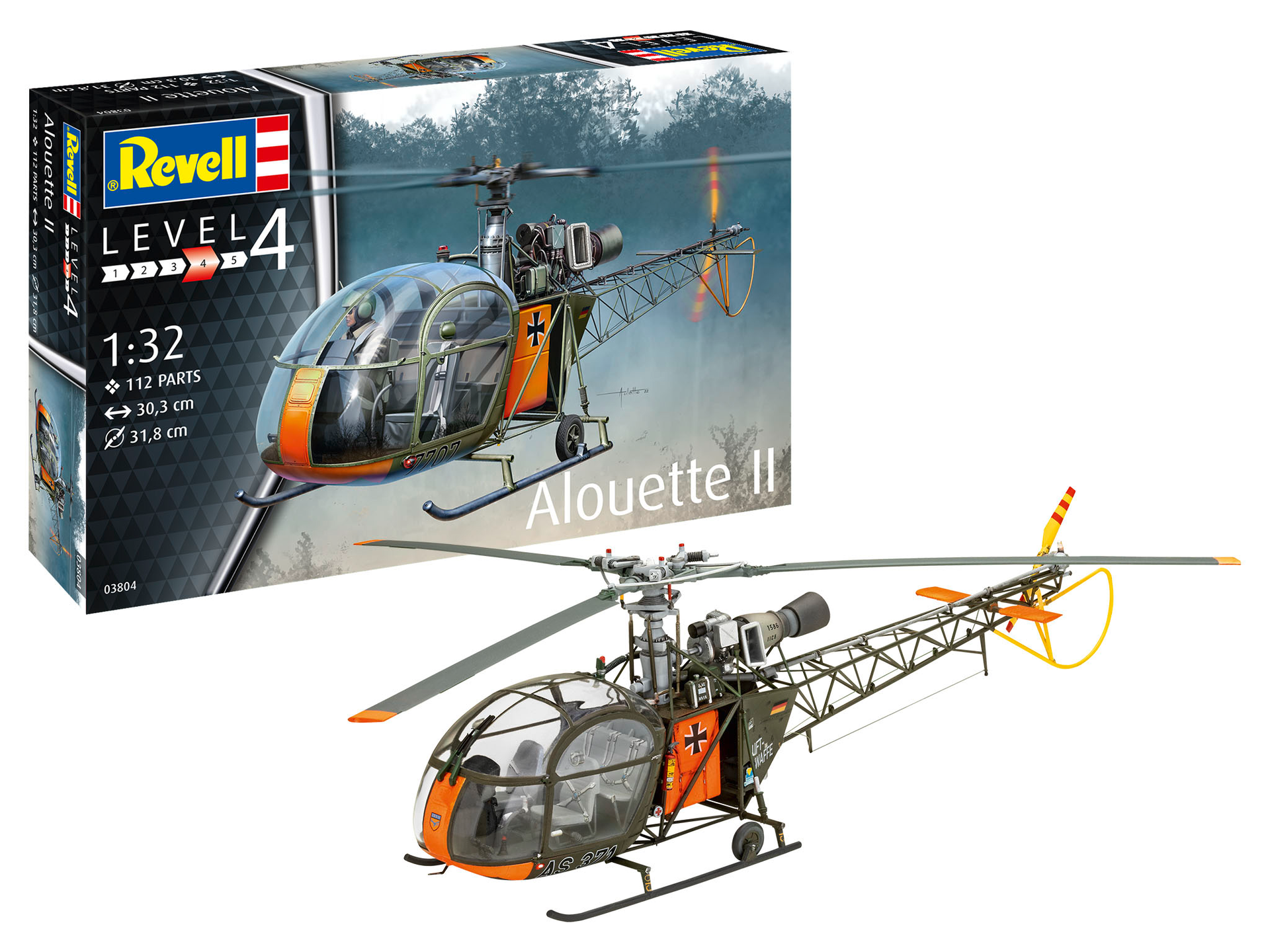 Revell Alouette II 1:32 03804