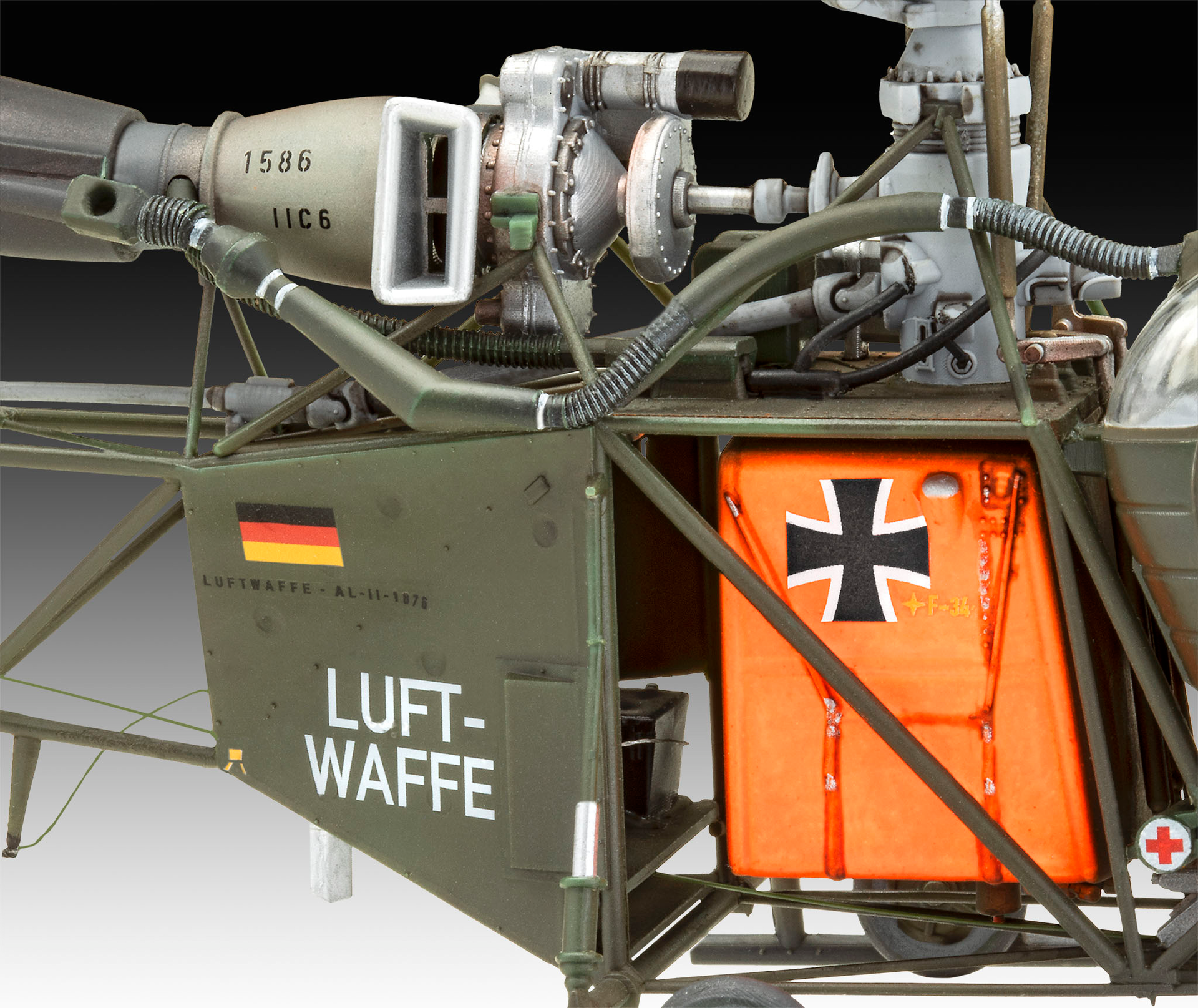 Revell Alouette II 1:32 03804 - Image 3