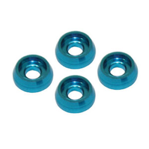 MacGregor Aluminum Cone Washer 4pcs (Blue) ø3 D8 x H3 ACC0123