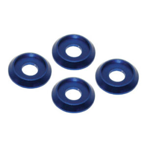 MacGregor Aluminum Cone Washer 4pcs (Blue) ø4 D11 x H12 ACC0124