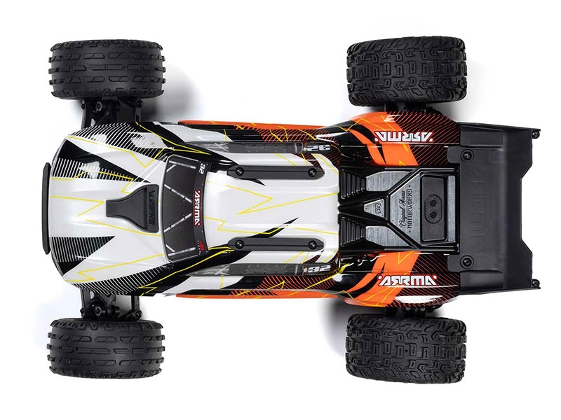 1/10 VORTEKS MEGA 550 4X2 ST with Battery & Charger Orange - Image 4