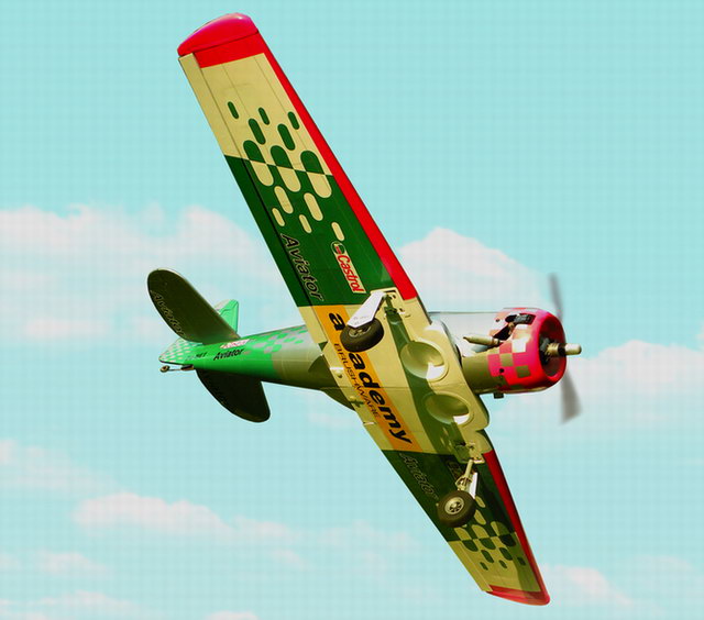 VQ AT-6 Texan 1.54M (EP/GP) CASTROL ARF RC AIRCRAFT VQA01-N