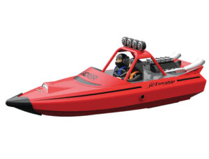 FTX GLADER TURBOJET R/C SPEED BOAT 35CM - RED FTX0730R