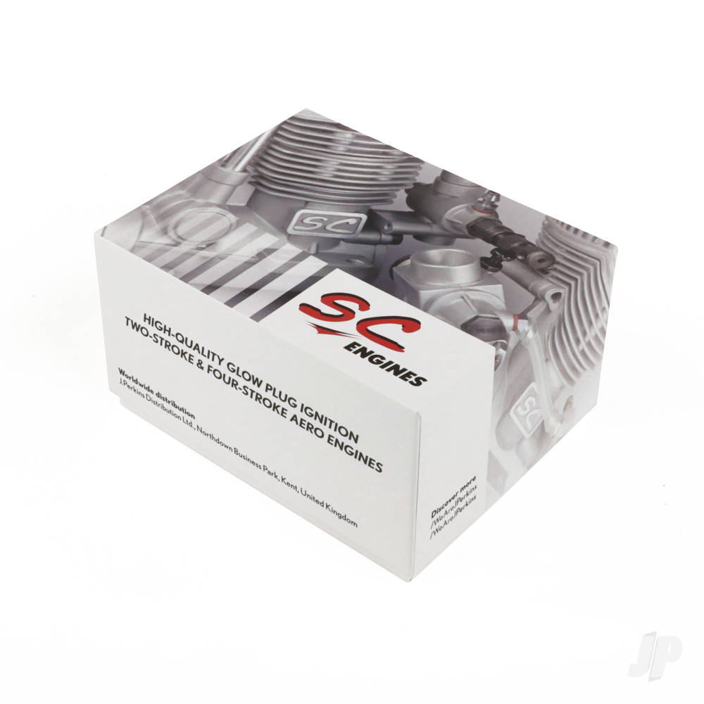 SC Engines SC40A-S 2-Stroke Glow R/C Aero Engine (Rear Needle)