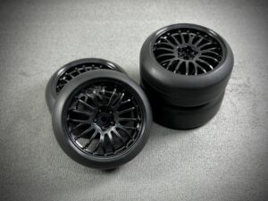 Absima 1:10 Drift Wheel Set "The Pimp" black (4) 2510052