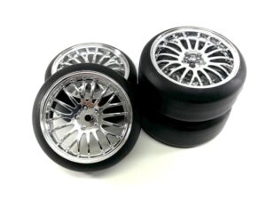 Absima 1:10 Drift Wheel Set "The Pimp" chrome (4) 2510053
