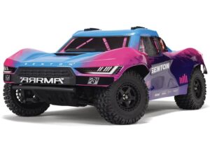 Arrma 1/10 SENTON 223S BLX Brushless 4X4 Short Course Truck RTR with DSC - Blue/Purple