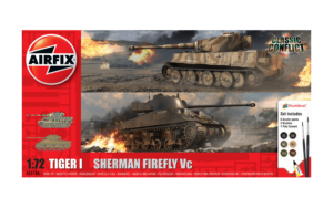 Airfix Classic Conflict Tiger 1 vs Sherman Firefly 1:72 A50186