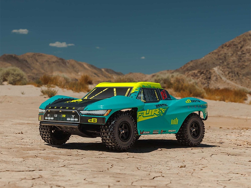 Arrma 1/10 FURY 223S BLX Brushless 2WD Short Course Truck RTR with DSC - Green