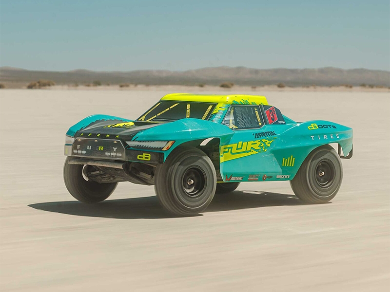 Arrma 1/10 FURY 223S BLX Brushless 2WD Short Course Truck RTR with DSC - Green