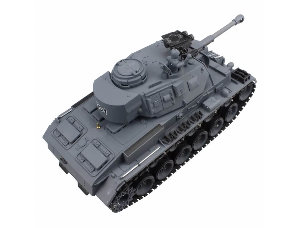 BROTHER TANK RC TANK GERMAN PANTHER III GREY 1:18 BT-827