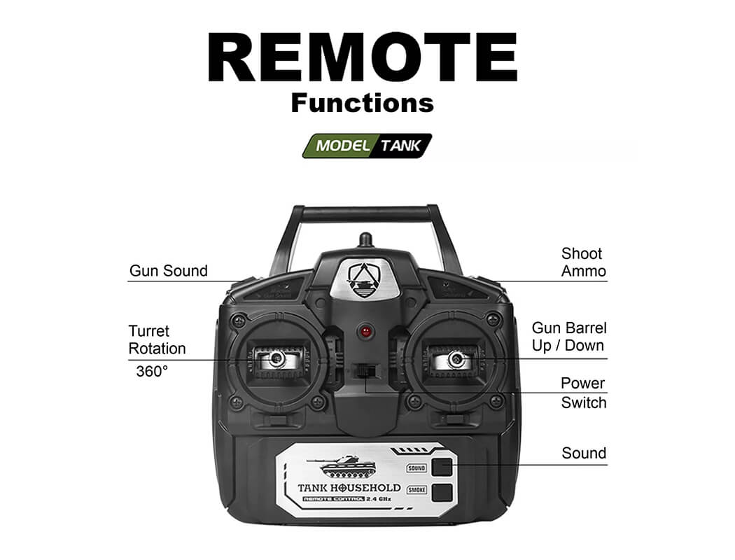 BROTHER TANK RC TANK GERMAN PANTHER III GREY 1:18 BT-827