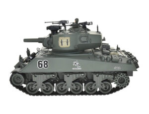 BROTHER TANK RC TANK USA M4A3 SHERMAN GREEN 1:18 BT-828