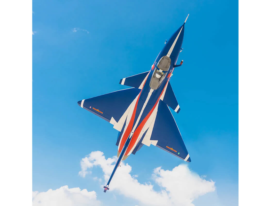 FMS 64Mm Edf J-10 With Reflex V3 Blue FMS149PBU-REFV3