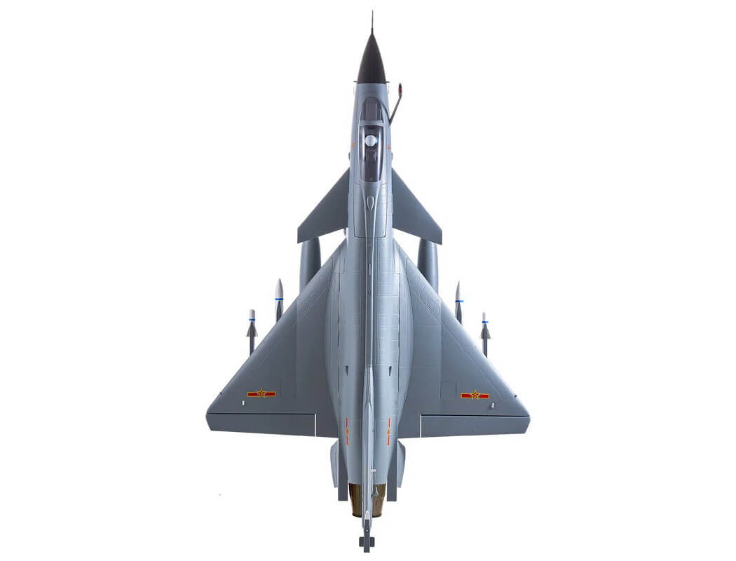FMS 64Mm Edf J-10 With Reflex V3 Grey FMS149PGY-REFV3