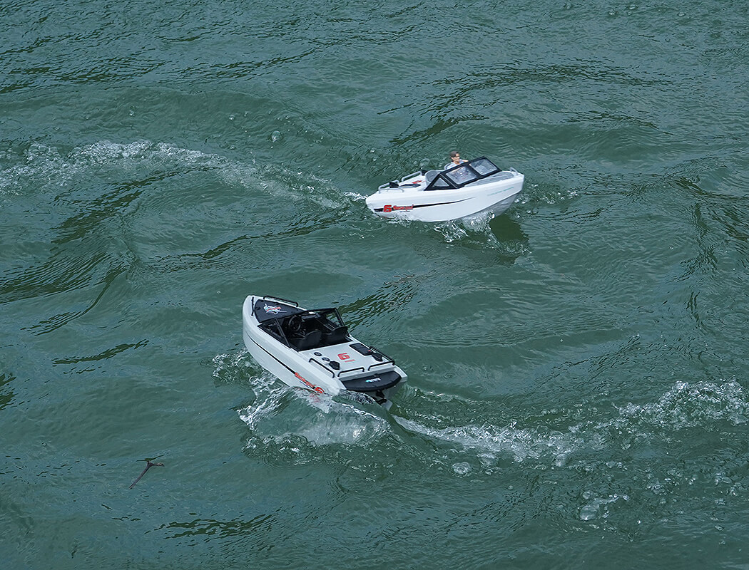 Heng Long Sea-God 6 Karting Brushless RTR Boat 245Mm Grey HL3701-GY