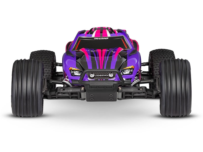 Traxxas Rustler HD 1:10 Electric XL-5 2WD RTR Stadium Truck with Battery and USB Charger - Pink