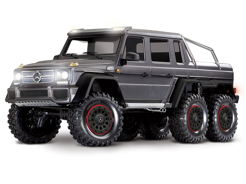 Traxxas TRX-6 Mercedes-Benz G 63 AMG XL-5 1:10 6x6 RTD Crawler - Silver