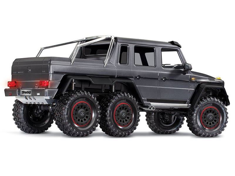 Traxxas TRX-6 Mercedes-Benz G 63 AMG XL-5 1:10 6x6 RTD Crawler - Silver - Image 4