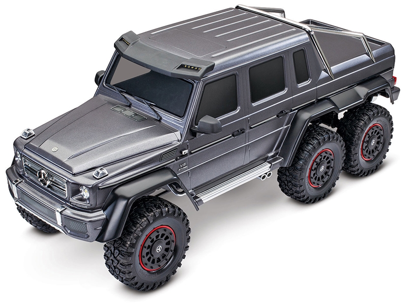 Traxxas TRX-6 Mercedes-Benz G 63 AMG XL-5 1:10 6x6 RTD Crawler - Silver - Image 3