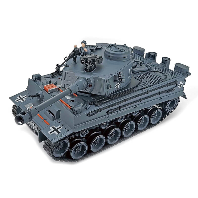 BROTHER TANK RC TANK GERMAN TIGER 1 GREY 1:18 BT-812