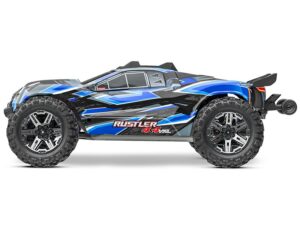 Traxxas Rustler 4X4 HD VXL 1:10 4WD RTR Brushless Electric Short Course Truck - Blue