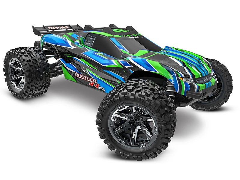 Traxxas Rustler 4X4 HD VXL 1:10 4WD RTR Brushless Electric Short Course Truck - Green