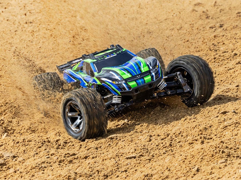 Traxxas Rustler 4X4 HD VXL 1:10 4WD RTR Brushless Electric Short Course Truck - Green